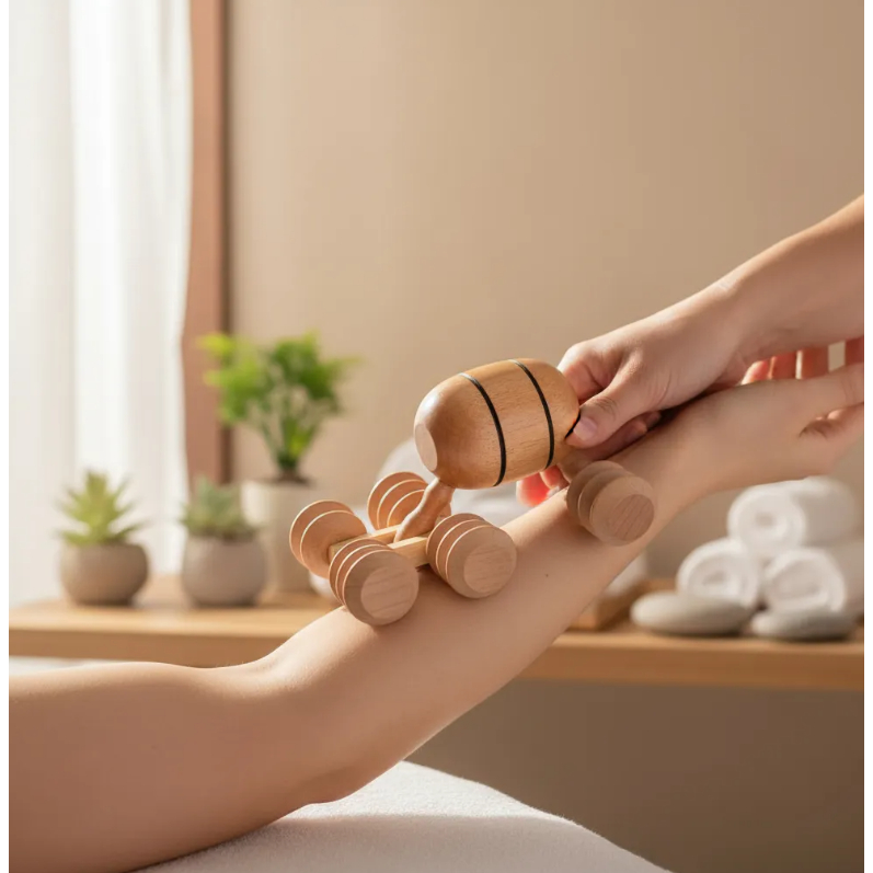 Massageador Relax Pro 6 Pontos Manual Todo Corpo Pescoço Nuca Braços Pernas Ortopédico Shiatsu