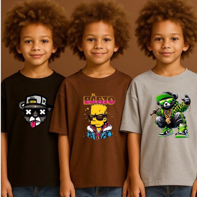 kit 3 camisetas juvenil estampas moda verão manga curta infantil blusas camisa algodão 4 ao 14 menino roupa criança