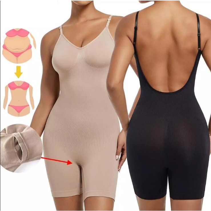 Body Macaquinho Cinta Modeladora Bermuda Bumbum em Oferta na Shopee