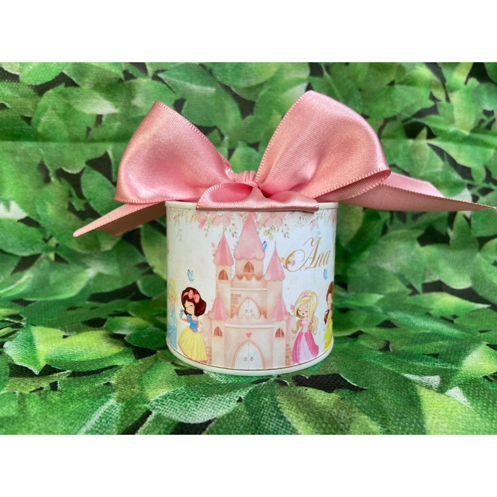 Kit Tubolata Personalizada (5x6) Princesas Cute Lembrancinha de Maternidade/Chá de Bebê/Aniversário
