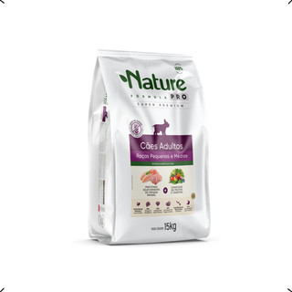 RAÇÃO NATURE PRO ADULTO RAÇA PEQUENA E MEDIA 10KG