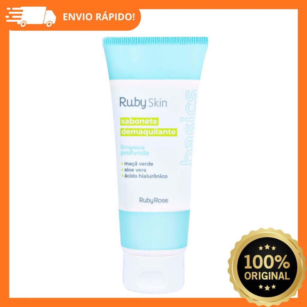 Demaquilante Ruby Rose Sabonete Basics