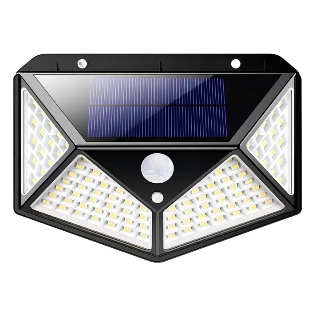 Luminária Solar LED com Sensor de Movimento – 3 Modos | IP65 à Prova d’Água | Iluminação Automática