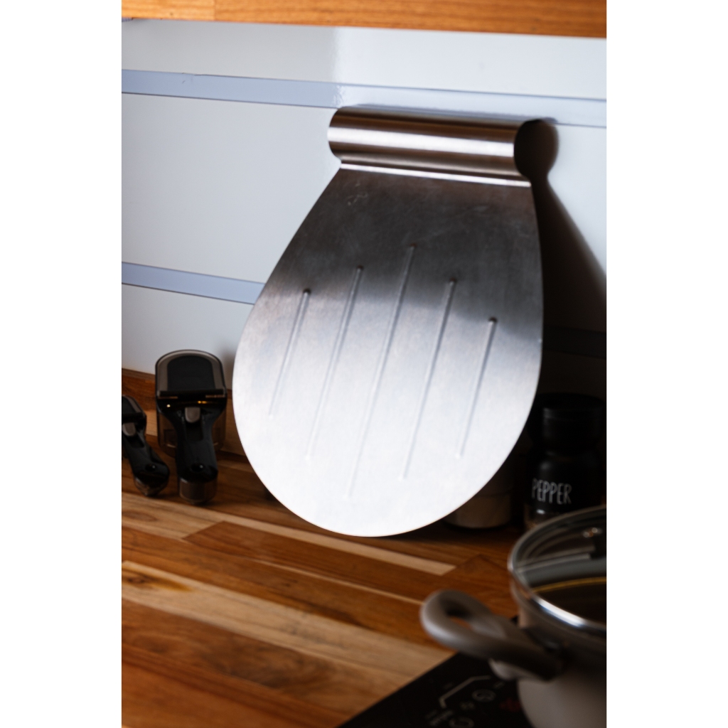 Espátula Salva Bolo 26cm x 33cm Aço Inox - Lyor