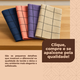 Kit Toalha de Copa Atoalhado Felpudo Xadrez Macio 100% Algodão Cozinha Sortido em Oferta na Shopee