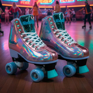 Patins 4 Rodas Infantil Roller Skates Quad Ajustável 31-42 Até 70 Kg - Fênix Brinquedos