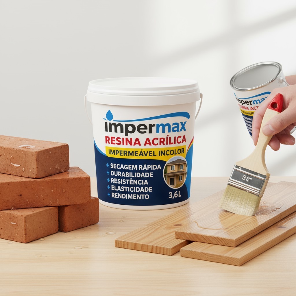 Resina acrilica blinda parede alto rendimento e fácil aplicação revitaliza a tinta da sua parede em Oferta na Shopee