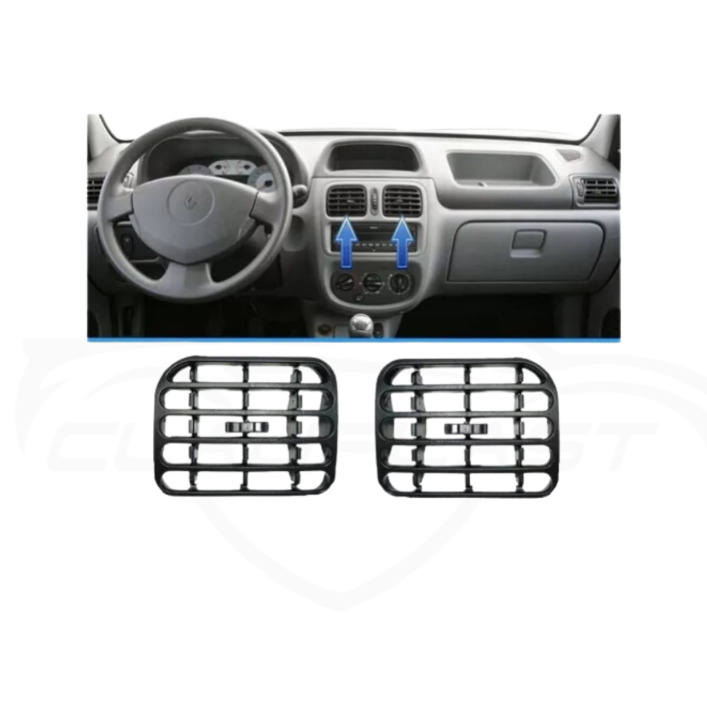 Difusor Central Renault Clio Sedan Grafite  PAR em Oferta na Shopee