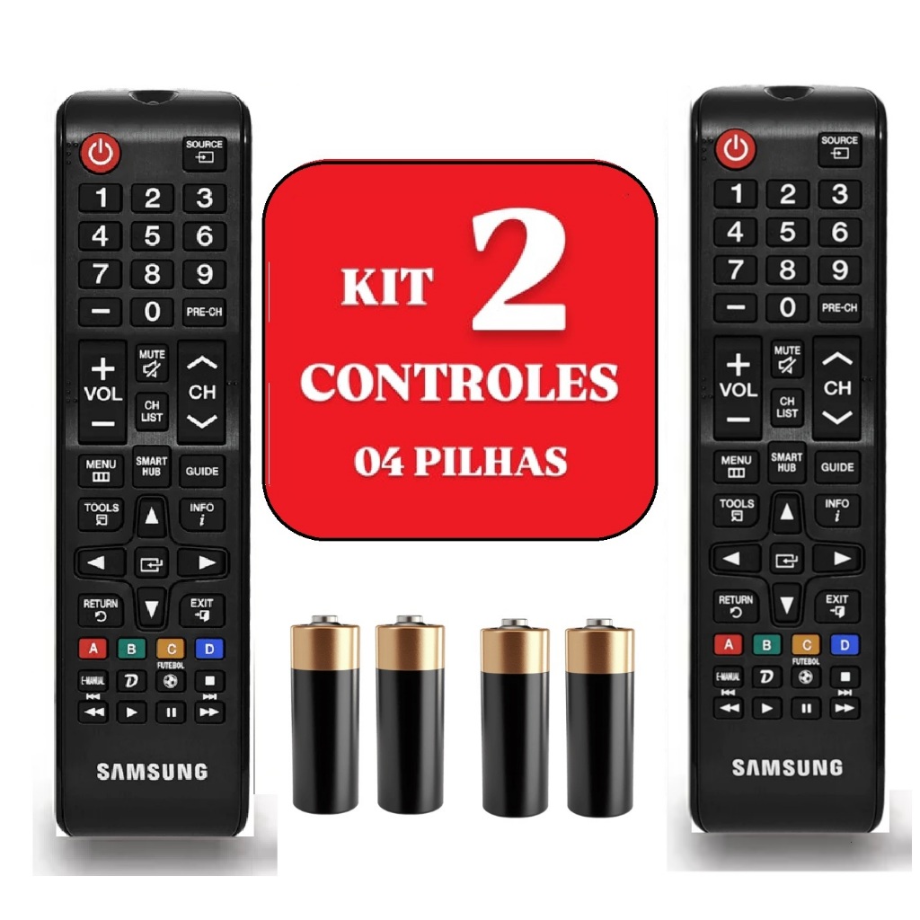 Controle Remoto Samsung Compatível Tvs Samsung Smart Tv Hub-7036/7028 Plasma Lcd Led