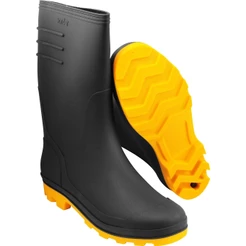 Bota Preta 7 Leguas Borracha PVC Galocha Cano Médio Impermeável Motoboy Vonder Oferta