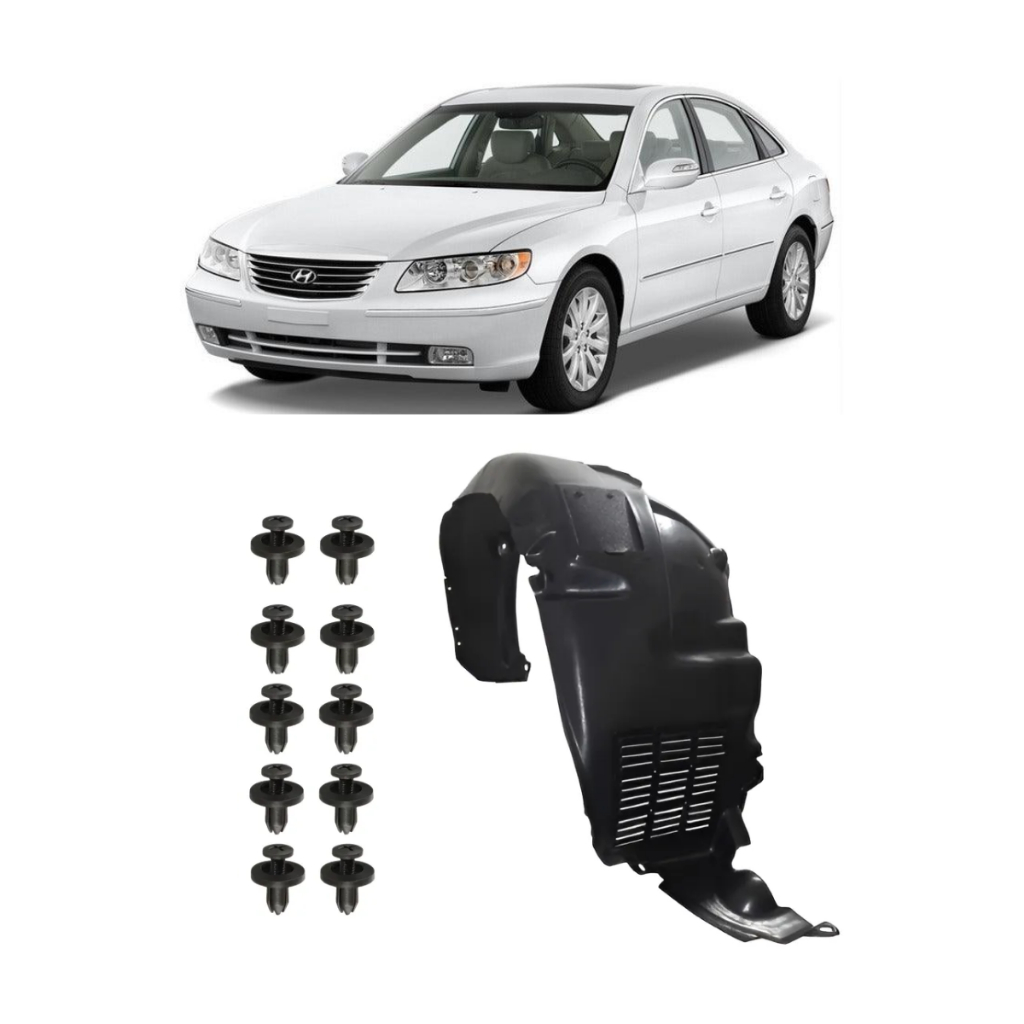 Jg Hyundai Azera Parabarro + Presilhas 2008 2009 2010/2011Lado Esquerdo 2 Peças