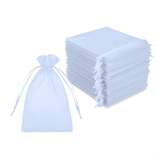 50 Sacos Tule Organza 20x30 cm Branco P/ Lembrancinha Presente em Oferta na Shopee