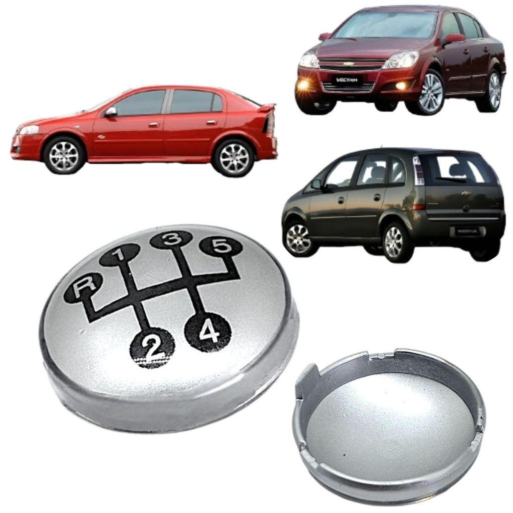 Tampa Emblema Superior Manopla Bola Câmbio Manual Vectra Montana Conquest Meriva