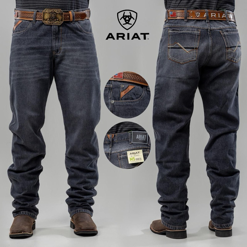 Calça Jeans Country Masculina Wrangler Ariat Cinch Tradicional Rodeio