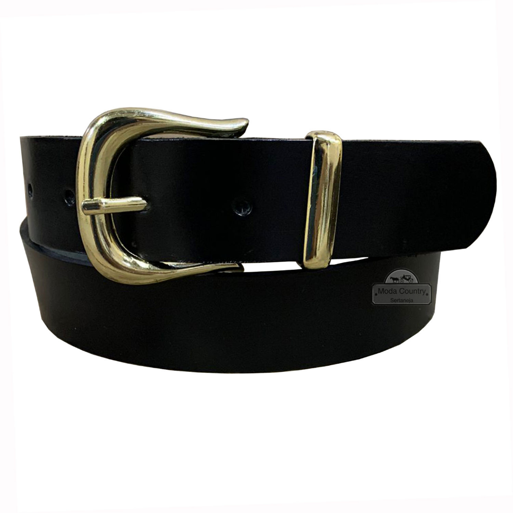 Cinto Feminino de Couro Legítimo Fivela Dourada Ouro Cinta Marrom Preto Elegante Até Plus Size