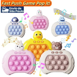 KIT 5/10/15/20 Fast Push Game POP IT Giro Brinquedo Game Anti Stress Ansiedade presente de festa