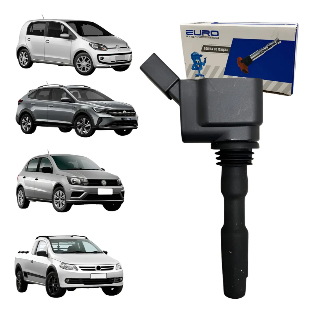 Bobina Ignição Euro Para Audi R8 06e905115 Jetta Tsi Tiguan A3 A4 Tsi 2016 2017 Volkswagen Gol G6