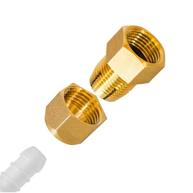 Adaptador Tipo Dako 1/2” NPT Para Fogão, Forno e Cooktop – Bico Comum 3/8” com Vedação