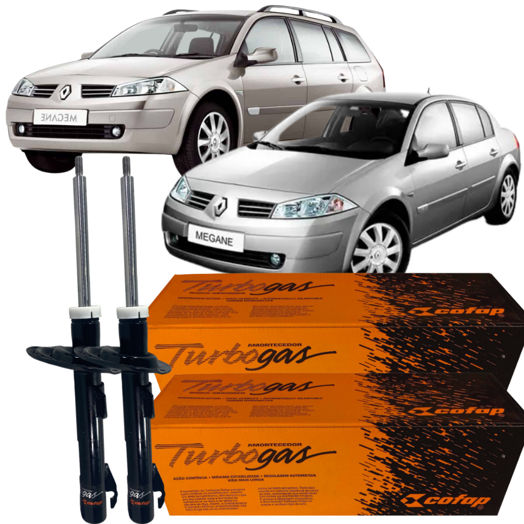 Kit Amortecedor Original Cofap Megane 1.6 16v 2008 2012
