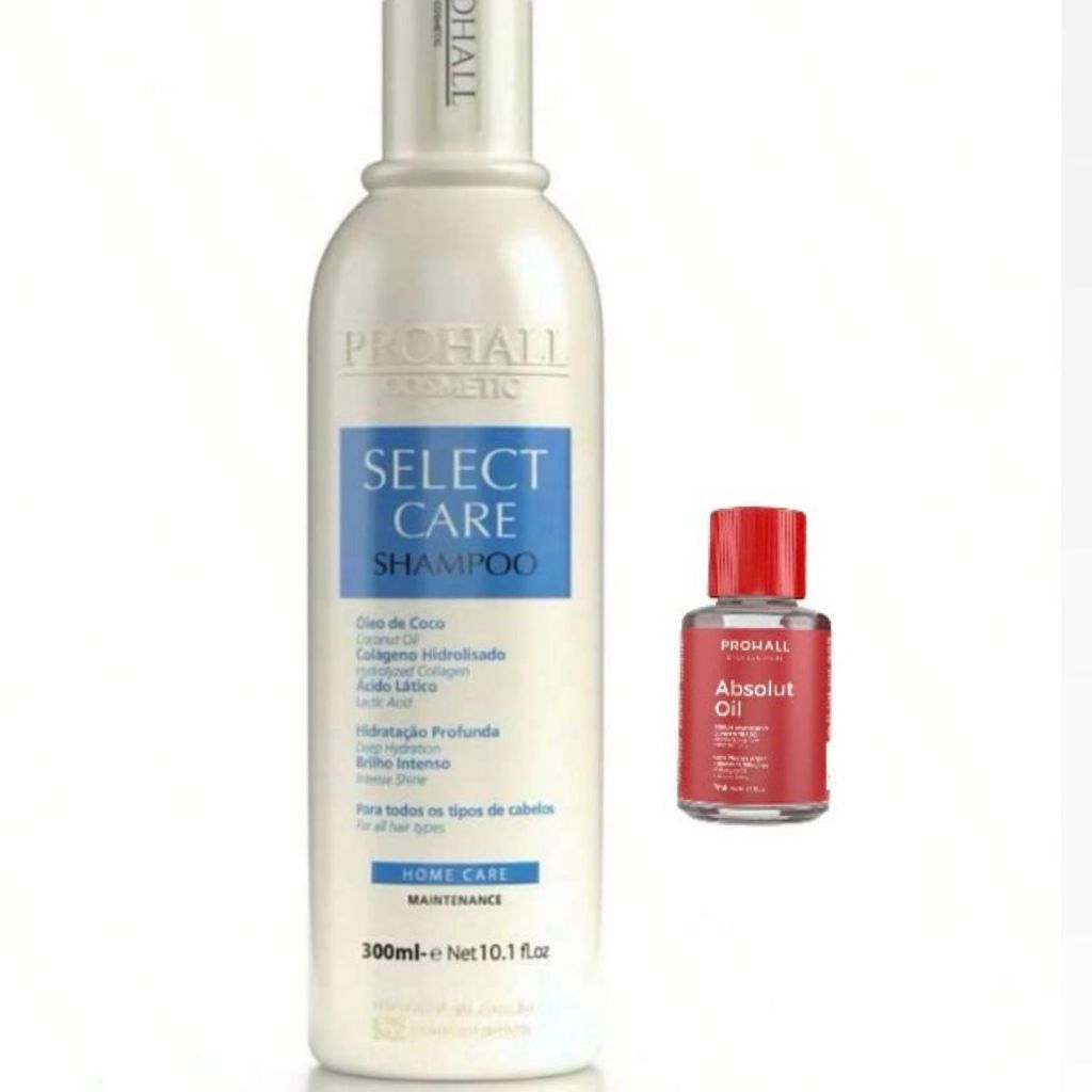 Prohall Shampoo Pós Química Select Care Prohall Professional - 300ml + Brindes