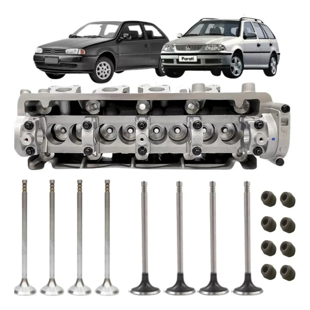 Cabeçote Com Válvulas Para Gol Parati At/mi 1.0 8v 1996 Até 2002