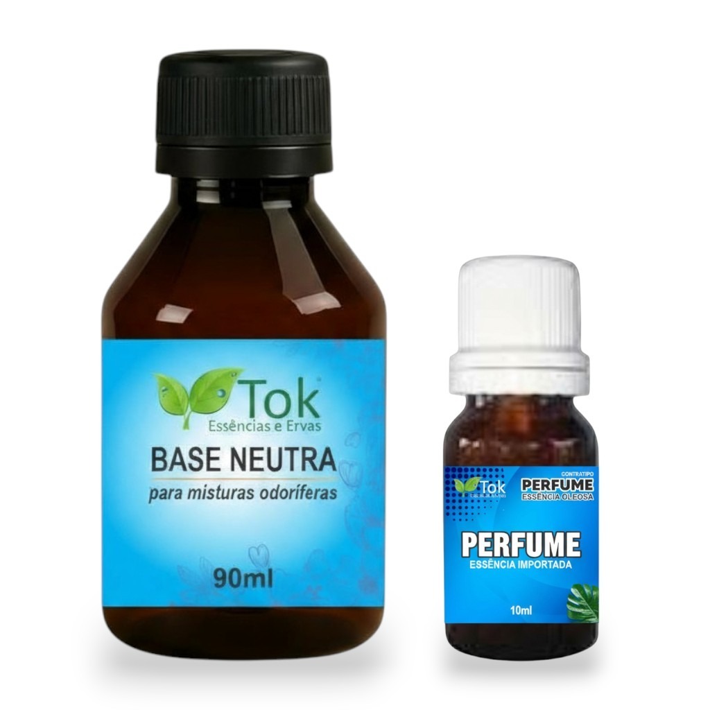 ESSENCIA PARA PERFUME FEMININA + BASE PARA PERFUME (VEICULO)
