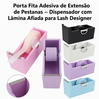 Porta Fita Adesiva de Extensao de Pestanas Dispensador com Lamina Afiada para Lash Designer em Oferta na Shopee