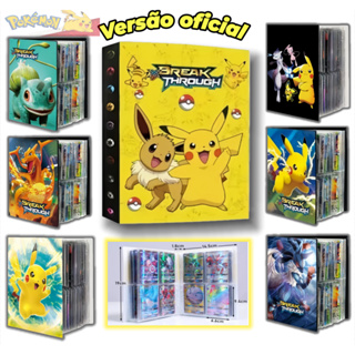 Álbum Pokémon Pikachu 240/400/540 Cartas Pasta Cards Colecionadores TCG em Oferta na Shopee