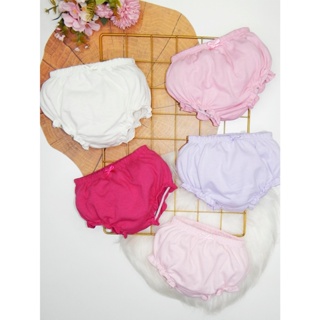 Calcinha Tapa Fralda Bebê Menina Algodão  Kit 4 Peças em Oferta na Shopee