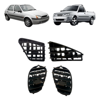 Tela difusor do Ar condicionado Fiesta 96 a 03 ou Courier 2002 a 2013 cor preta em Oferta na Shopee