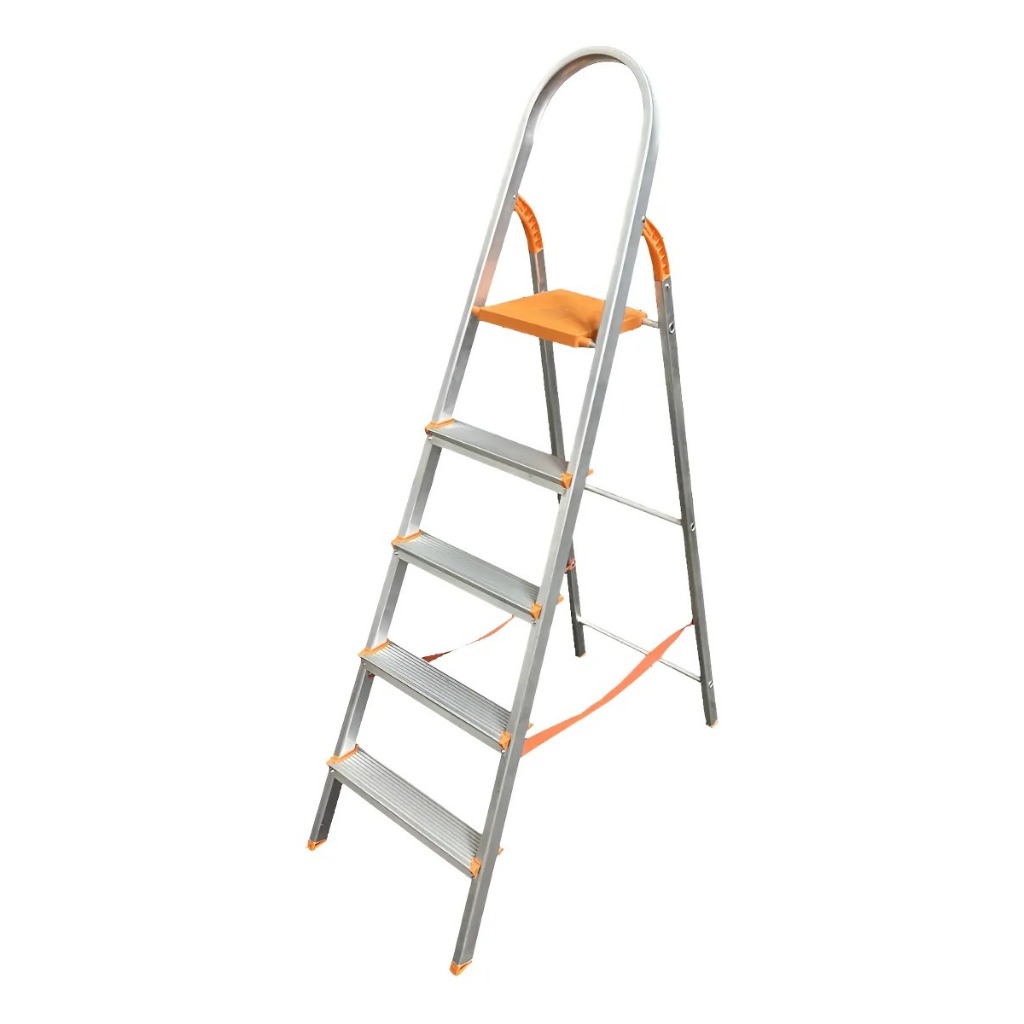 Escada de Alumínio 5 degraus Residencial EDS005 Ágata em Oferta na Shopee