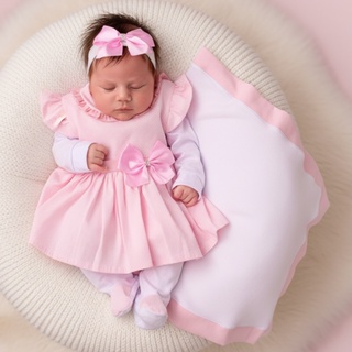 Saída de Maternidade Menina 05 PeçasAconchego Maya Poá em Oferta na Shopee