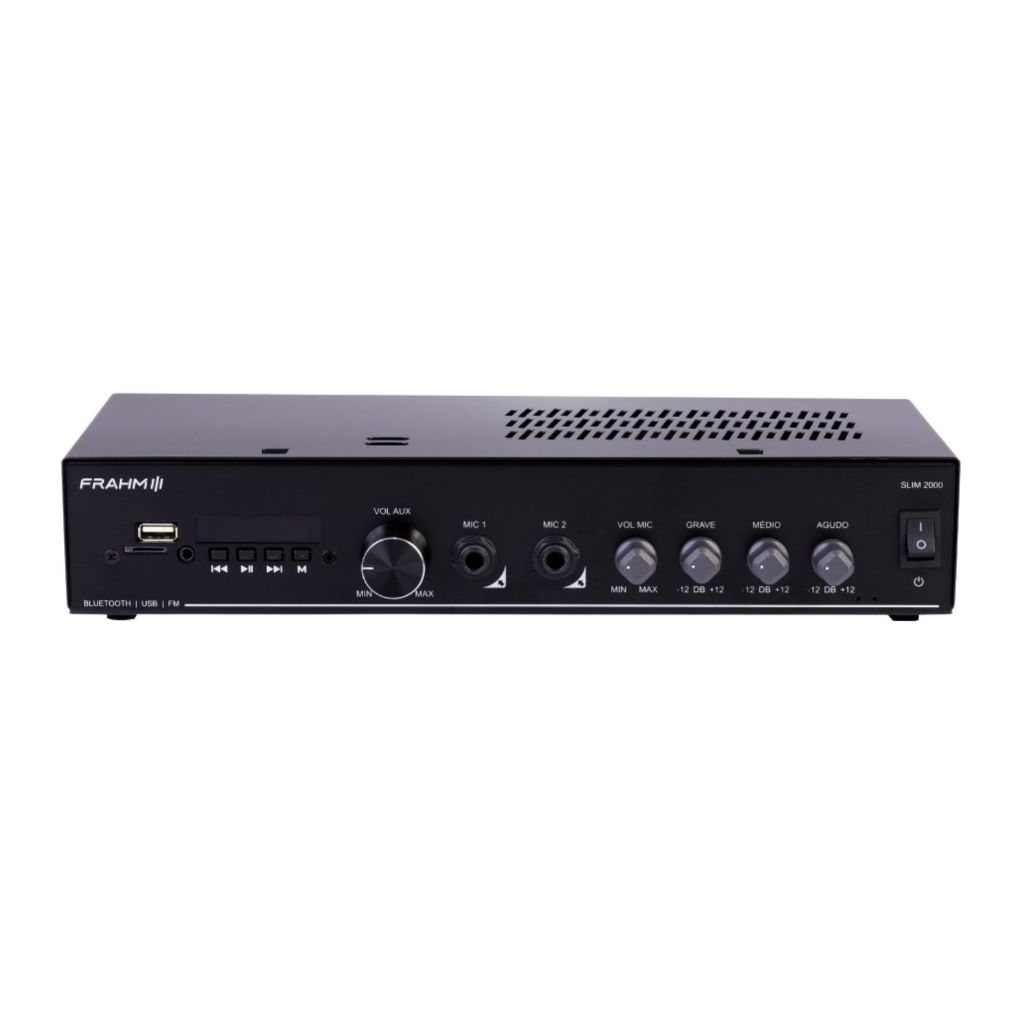 Amplificador Frahm Slimm 2000 G6 120W Rms Bluetooth