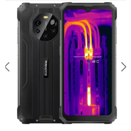 Celular Blackview BL8800 Pro NFC Dual SIM de 128GB 8GB RAM de 6.58" 50+5+2+2MP 16MP - Conquest Black