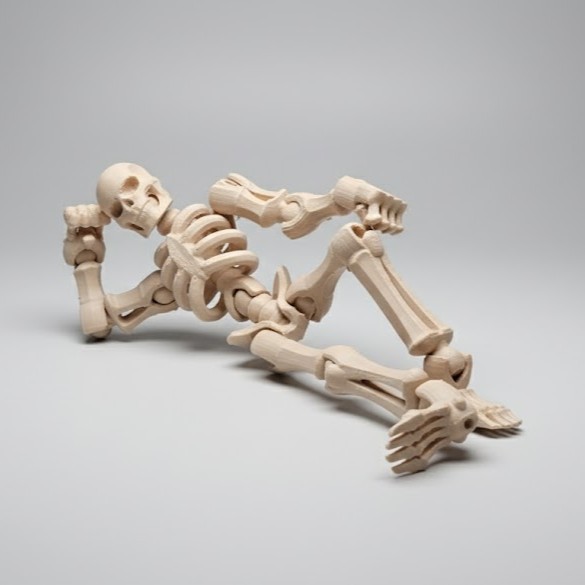 Esqueleto Articulado 3D – Montagem Criativa e Decorativa em Oferta na Shopee