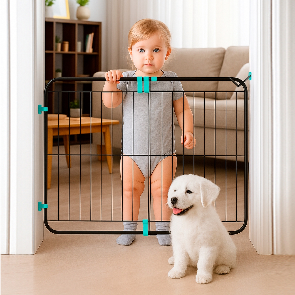 Portão Expansivo Proteção Pet Crianças Kids 70 a 115 Cm da Pet Útil