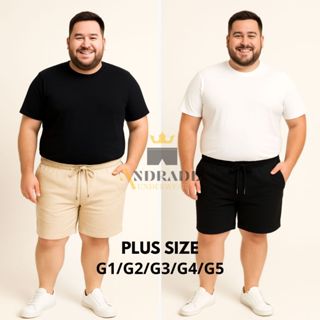 Kit 2 Short Plus Size Mauricinho em Linho G1 G2 G3 G4 G5– Qualidade Premium  - Bermuda - sarja em Oferta na Shopee