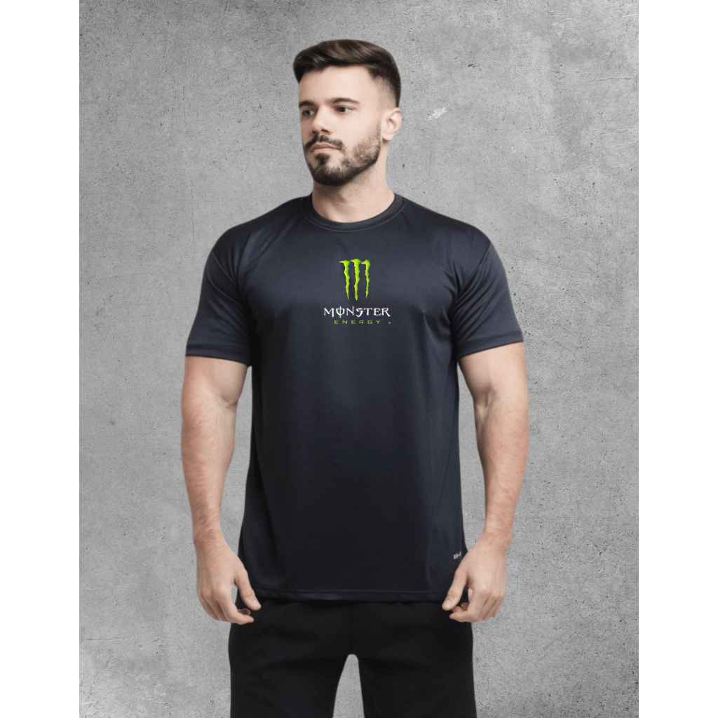 Camisa Dry Fit  Masculina -  Monster 03 -  Academia Corrida CrossFit Treinos Intensos