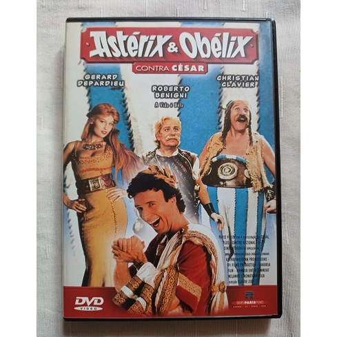 DVD Filme Astérix & Obélix Contra César - Roberto Benigni  & Gerard Depardieu