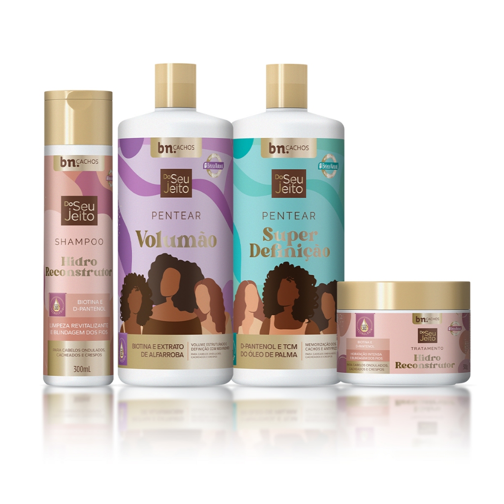 Kit Linha Completa Do Seu Jeito | bn.Cachos em Oferta na Shopee