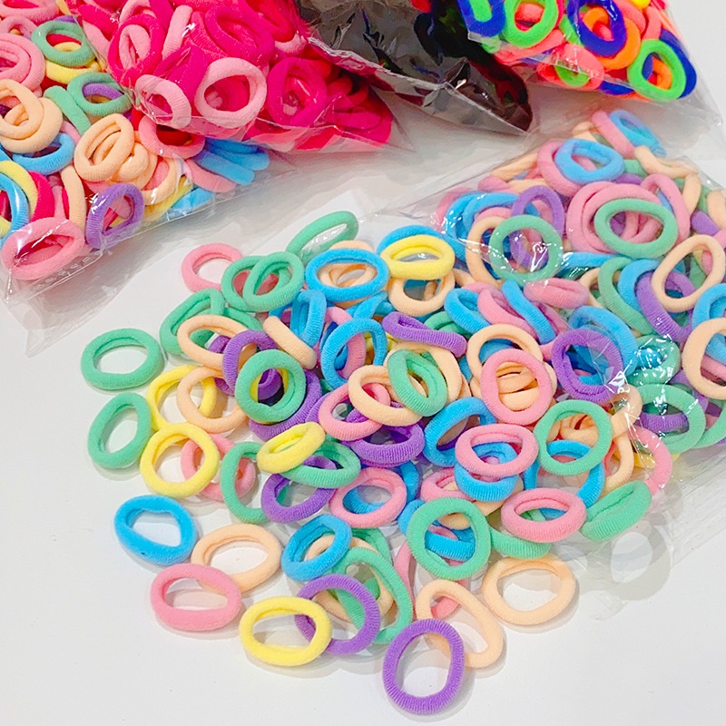 360 Unidades Mini Rabicó Xuxinha De Cabelo Meia De Seda em Oferta na Shopee