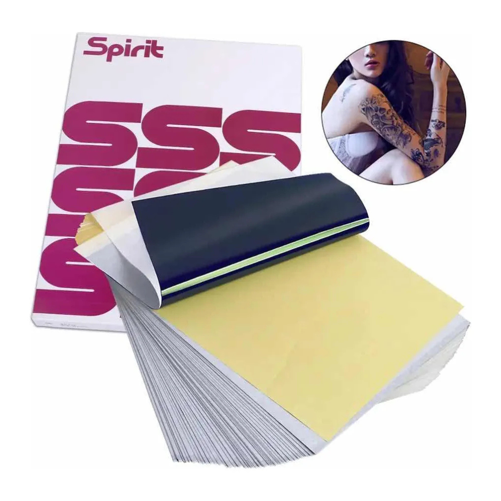 Papel Thermal Spirit Hectográgico Tatuagem Decalque Papel Stencil Termico A4