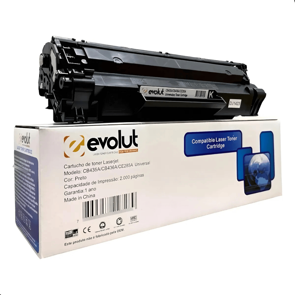 Toner Compatível Hp 435 / 436 / 285 | P1102 P1102w M1210 Alto Rendimento Econômico Novo Lacrado em Oferta na Shopee