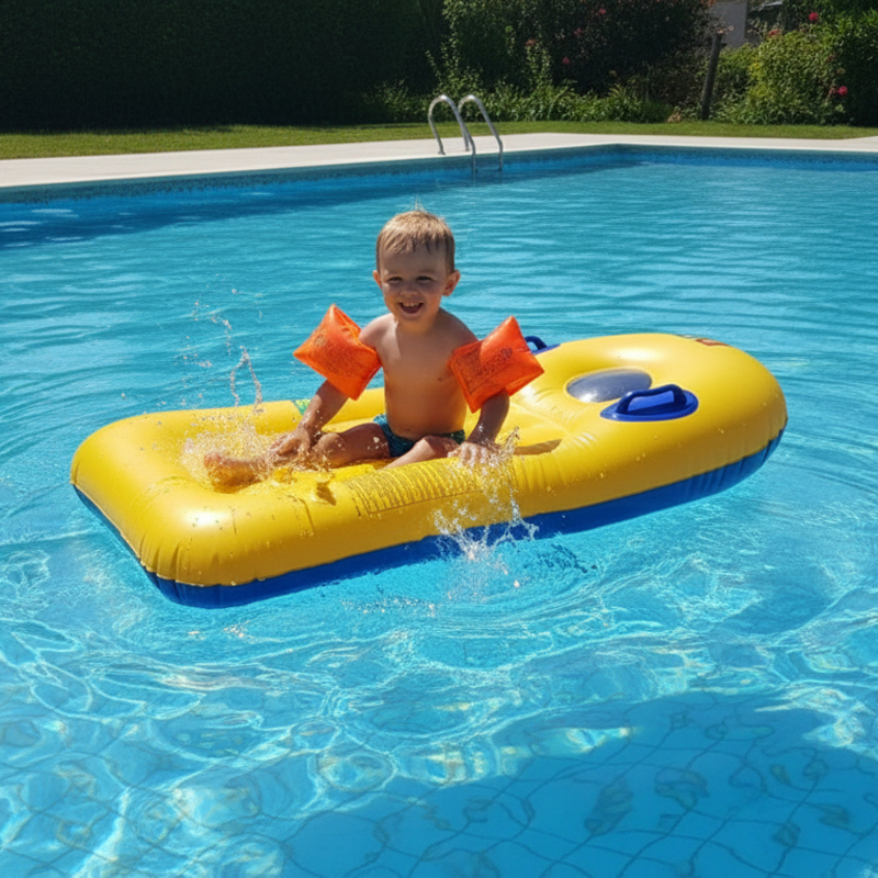 Prancha Inflável Infantil Amarela 110cm Bodyboard para Praia e Piscina 1 Unidade Diversão Segura em Oferta na Shopee