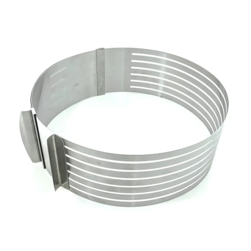 Fatiador De Bolo Molde Bolos Em Camadas Confeiteiro Aro Inox