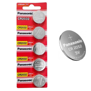 05 Pilhas Baterias Botão Cr2032 Panasonic - 5 Unidades em Oferta na Shopee