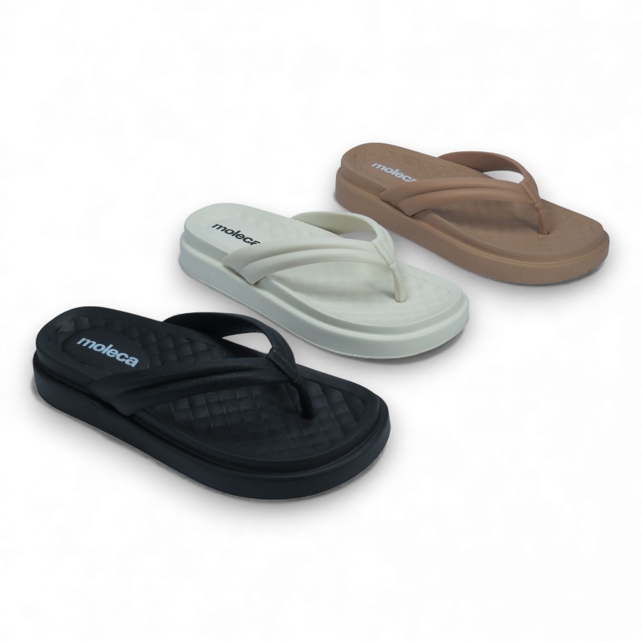 Chinelo Feminino Moleca 5554100 Confortável em Oferta na Shopee