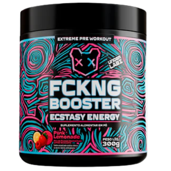Pré Treino Fckng Booster Ecstasy Energy 300g - Under Labz em Oferta na Shopee