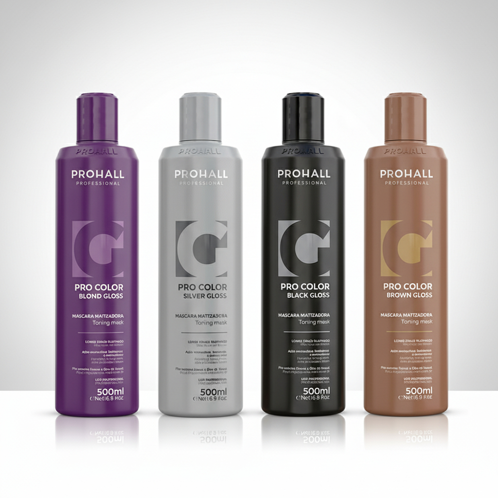 Prohall Pro Color Gloss Matizador Tonifica Corrige Neutraliza Tons Desamarelador Morena Iluminada