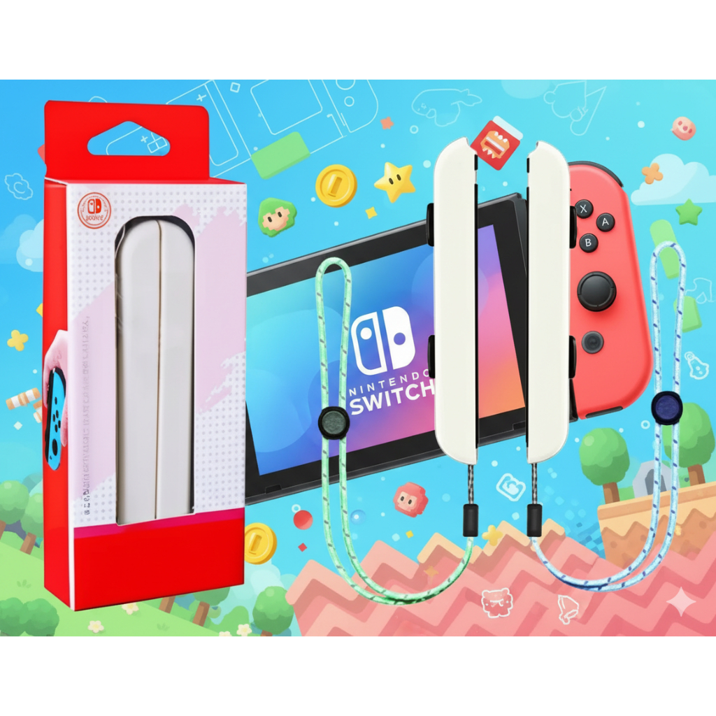 2 Straps Joycon para Nintendo Switch Oled Corda Segurança par Strap Alça de Segurança Para Nintendo